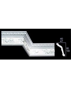 Floral and Braided Cornice