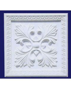 Leaf Plaque With Egg and Dart Border