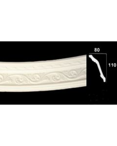 Leaf Scroll Curved Cornice